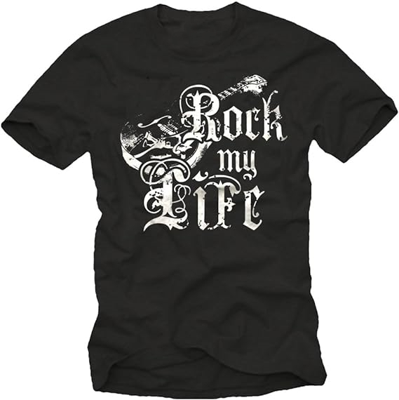 T-shirt 'Rock My Life' Cadeau de Musique