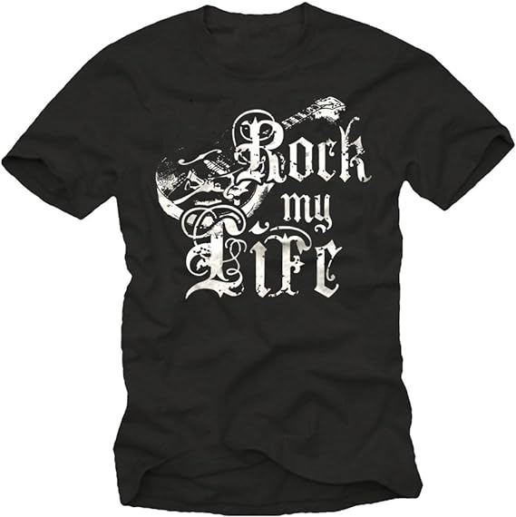 T-shirt 'Rock My Life' Cadeau de Musique