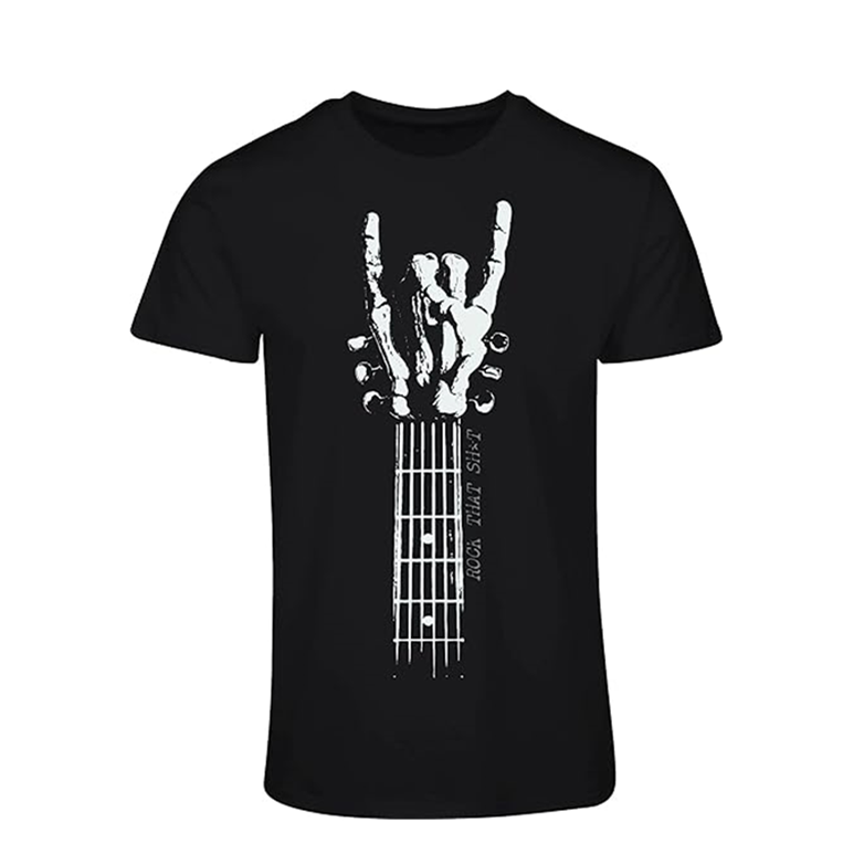 T-shirt Heavy Metal Rock and Roll Guitare Costume