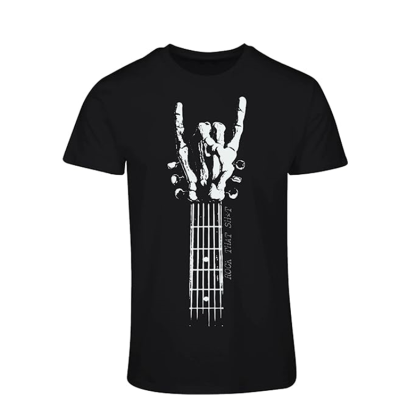 T-shirt Heavy Metal Rock and Roll Guitare Costume