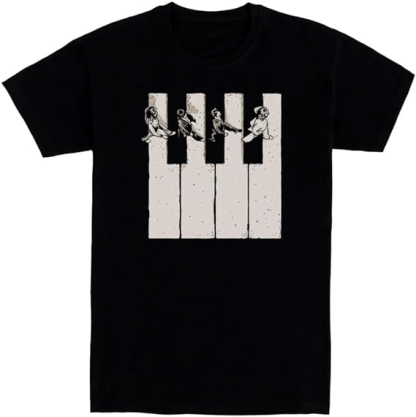 T-shirt Unisexe à Manches Courtes Modèle Music is The Way