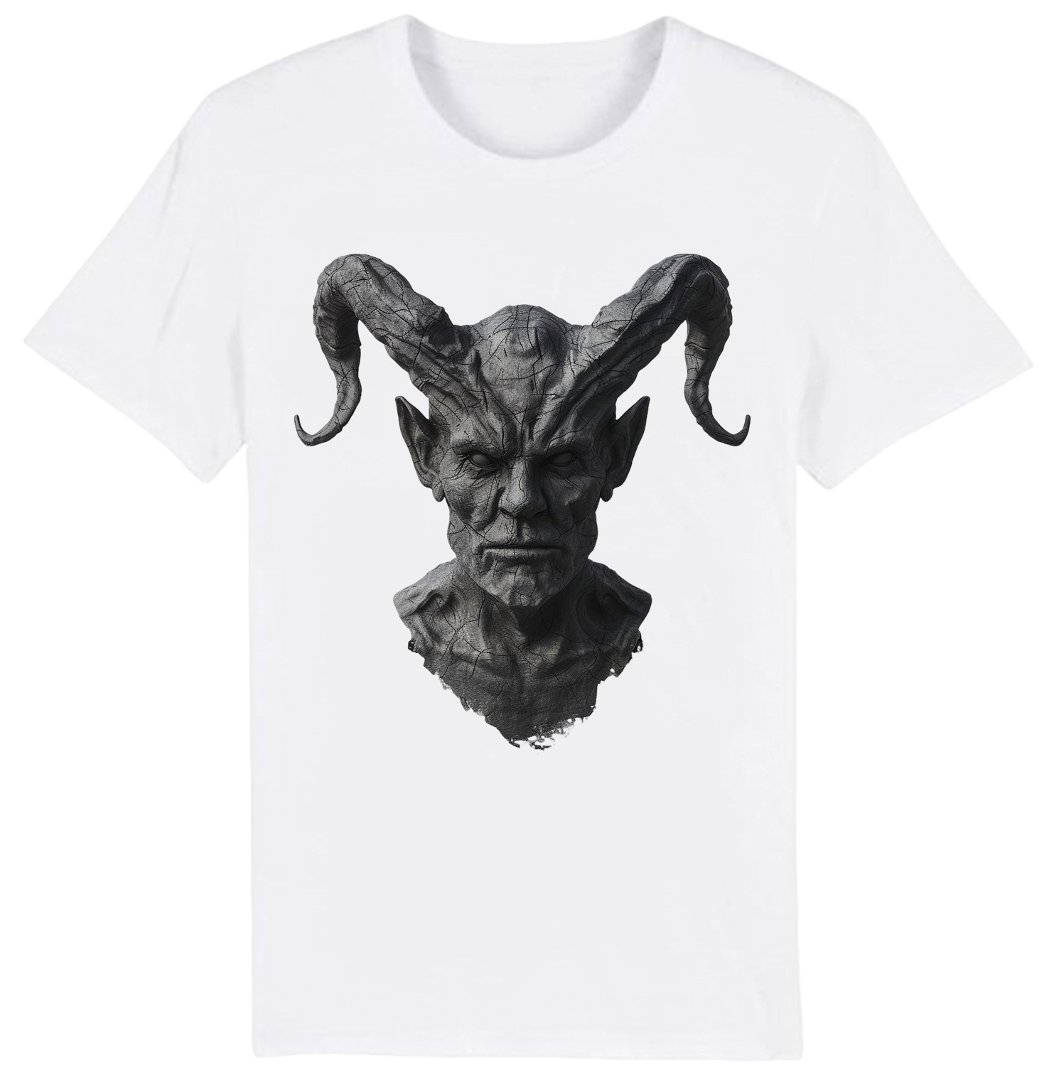 T-shirt Adulte Tête de Chèvre Effrayante Costume