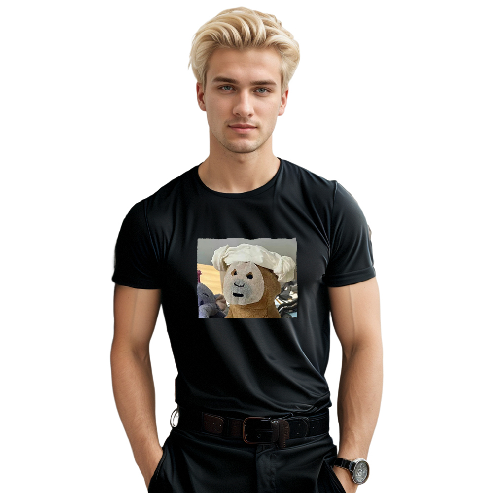 T-shirt Adulte Chiot Rigolo Avec Masque Costume