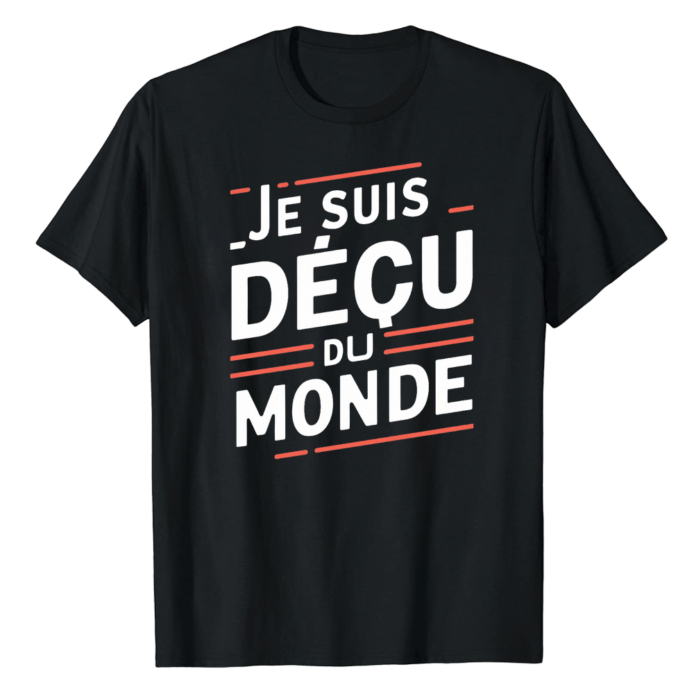 T-shirt 'Je Suis Déçu du Monde' Costume