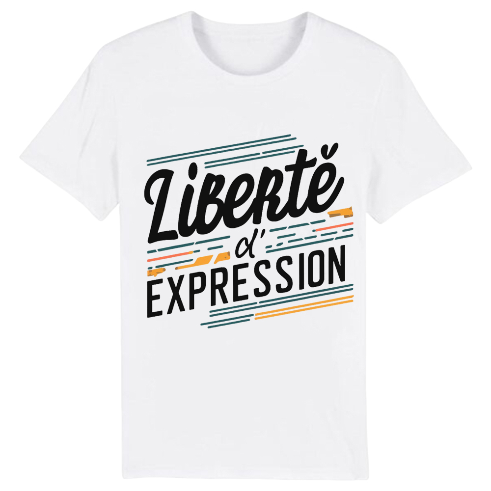T-shirt Texte 'Liberté d'Expression' Costume