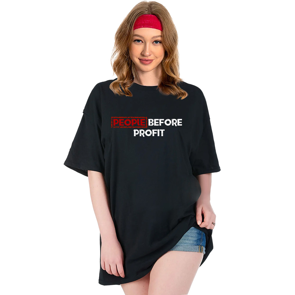 T-shirt 'People Before Profit' Costume Ver.3