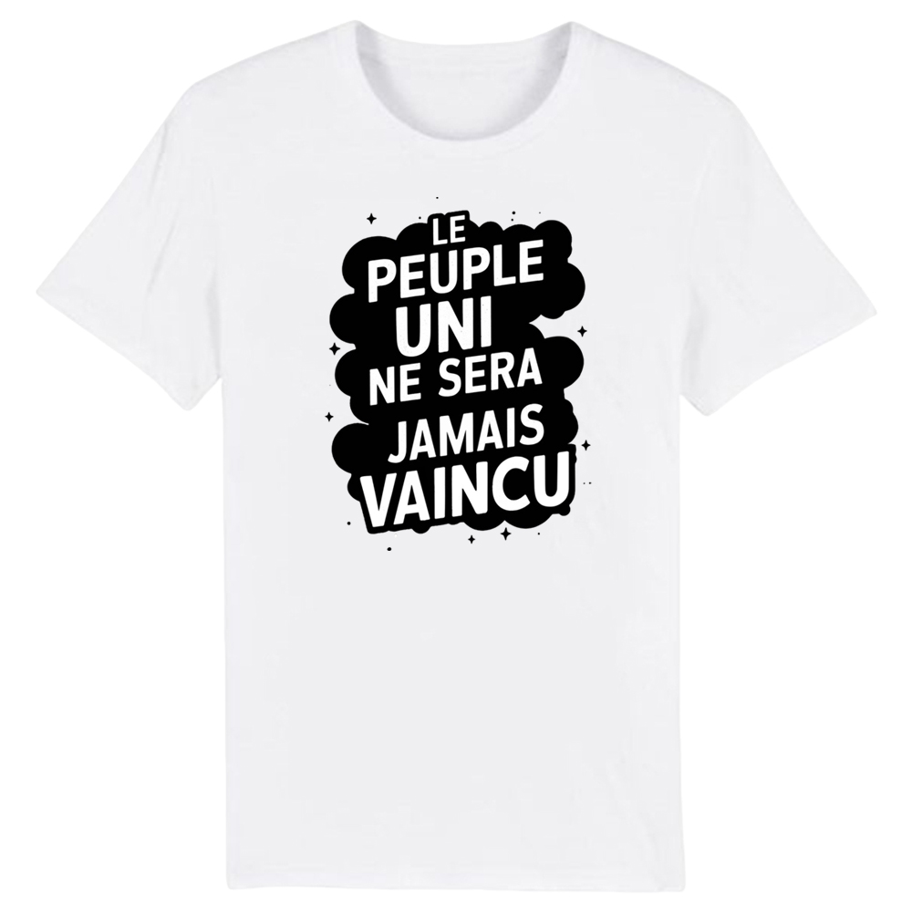 T-shirt' Le Peuple Uni Ne Sera Jamais Vaincu' Costume Ver.A