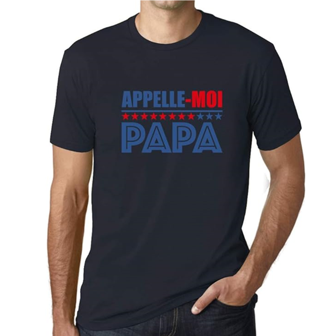 T-shirt Homme Texte 'Appelle-Moi Papa' Costume