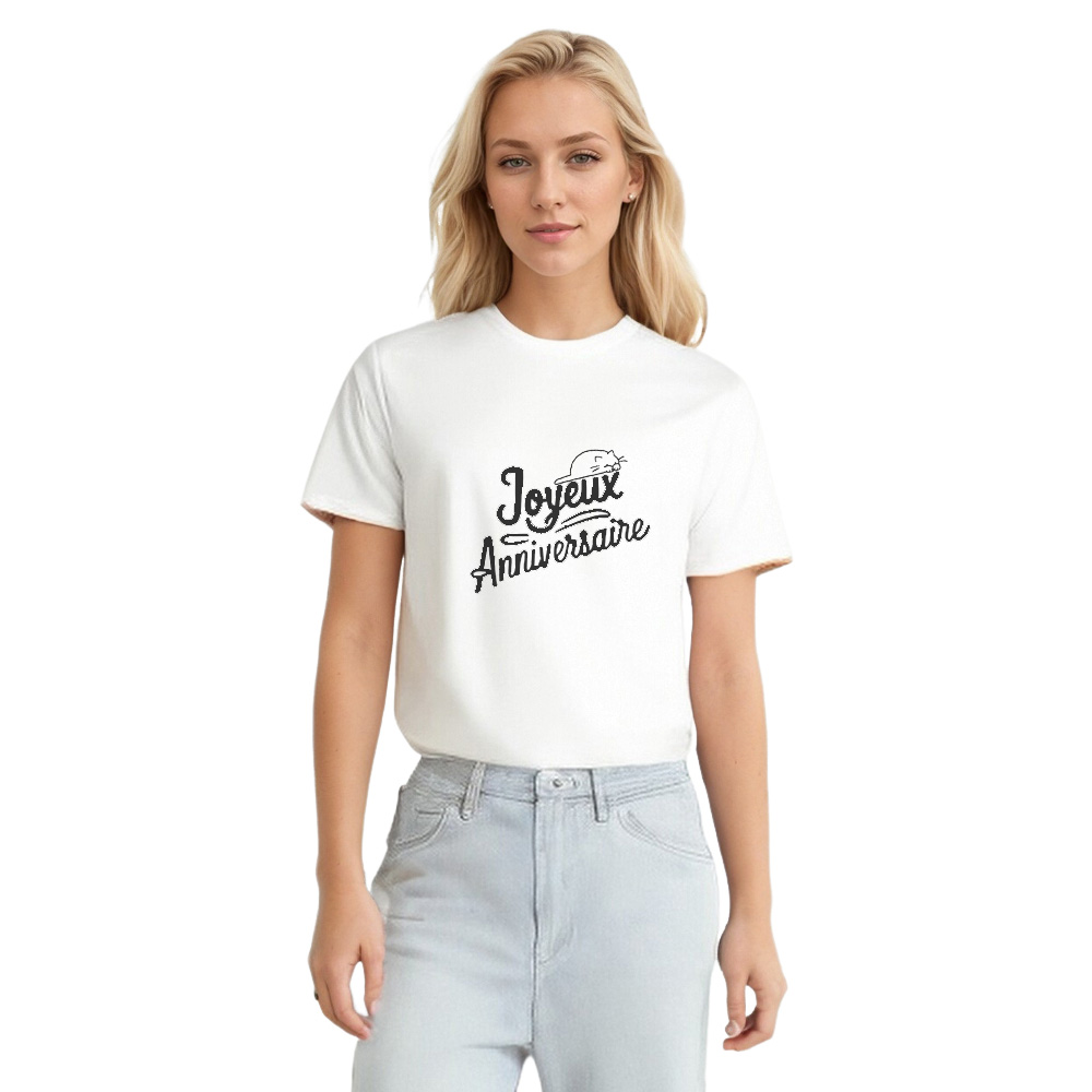 T-shirt 'Joyeux Anniversaire' Costume du Memorial Day