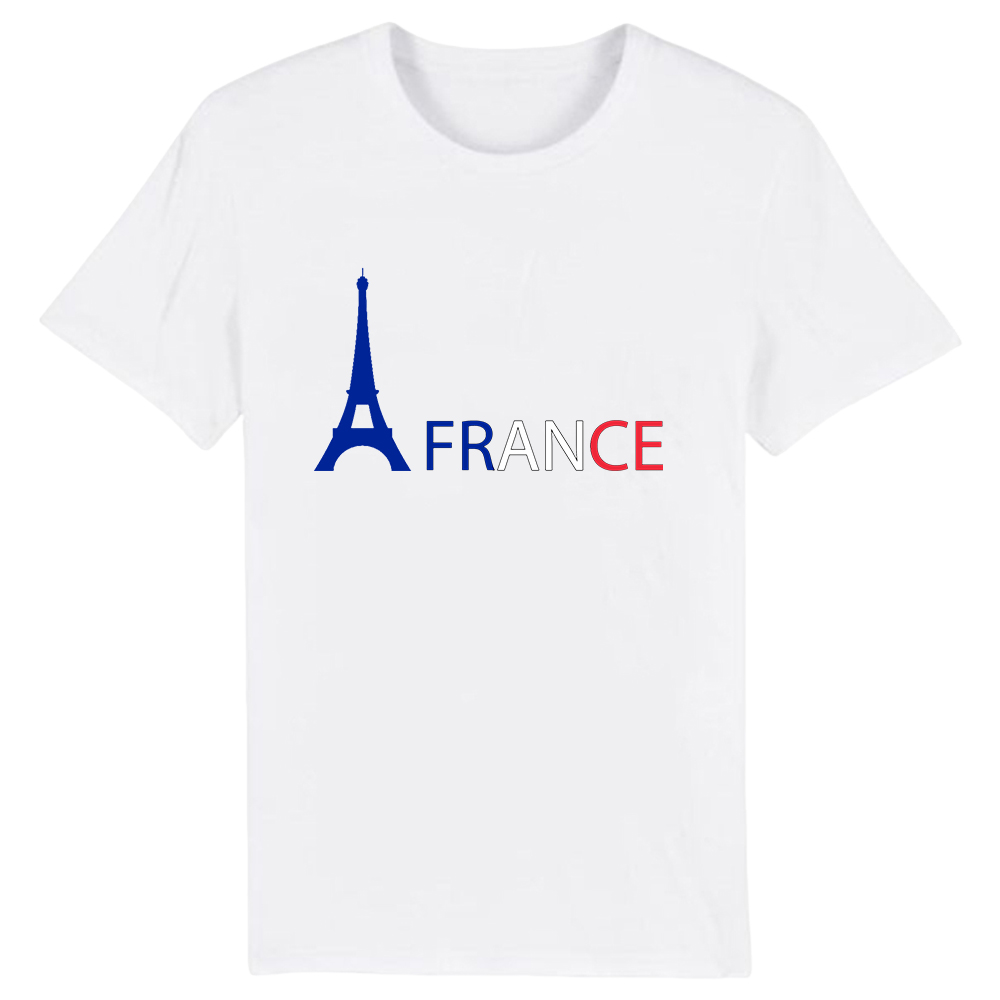 Adulte France Tour Eiffel Français T-shirt 