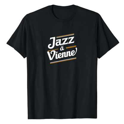 T-shirt Blanc et Noir 'Jazz à Vienne' Costume