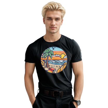 T-shirt Adulte Rivage Sablonneux Costume Ver.5