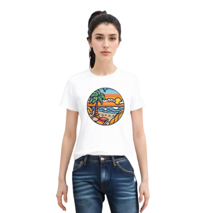 T-shirt Adulte Rivage Sablonneux Costume Ver.5