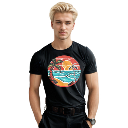 T-shirt Adulte Rivage Sablonneux Costume Ver.6