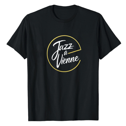 T-shirt Blanc et Noir 'Jazz à Vienne' Costume Ver.6