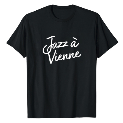 T-shirt Blanc et Noir 'Jazz à Vienne' Costume Ver.7