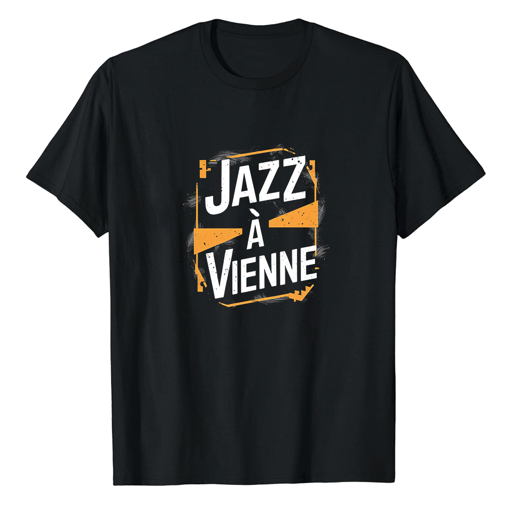 T-shirt Blanc et Noir 'Jazz à Vienne' Costume Ver.8