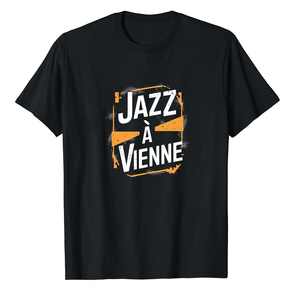 T-shirt Blanc et Noir 'Jazz à Vienne' Costume Ver.8
