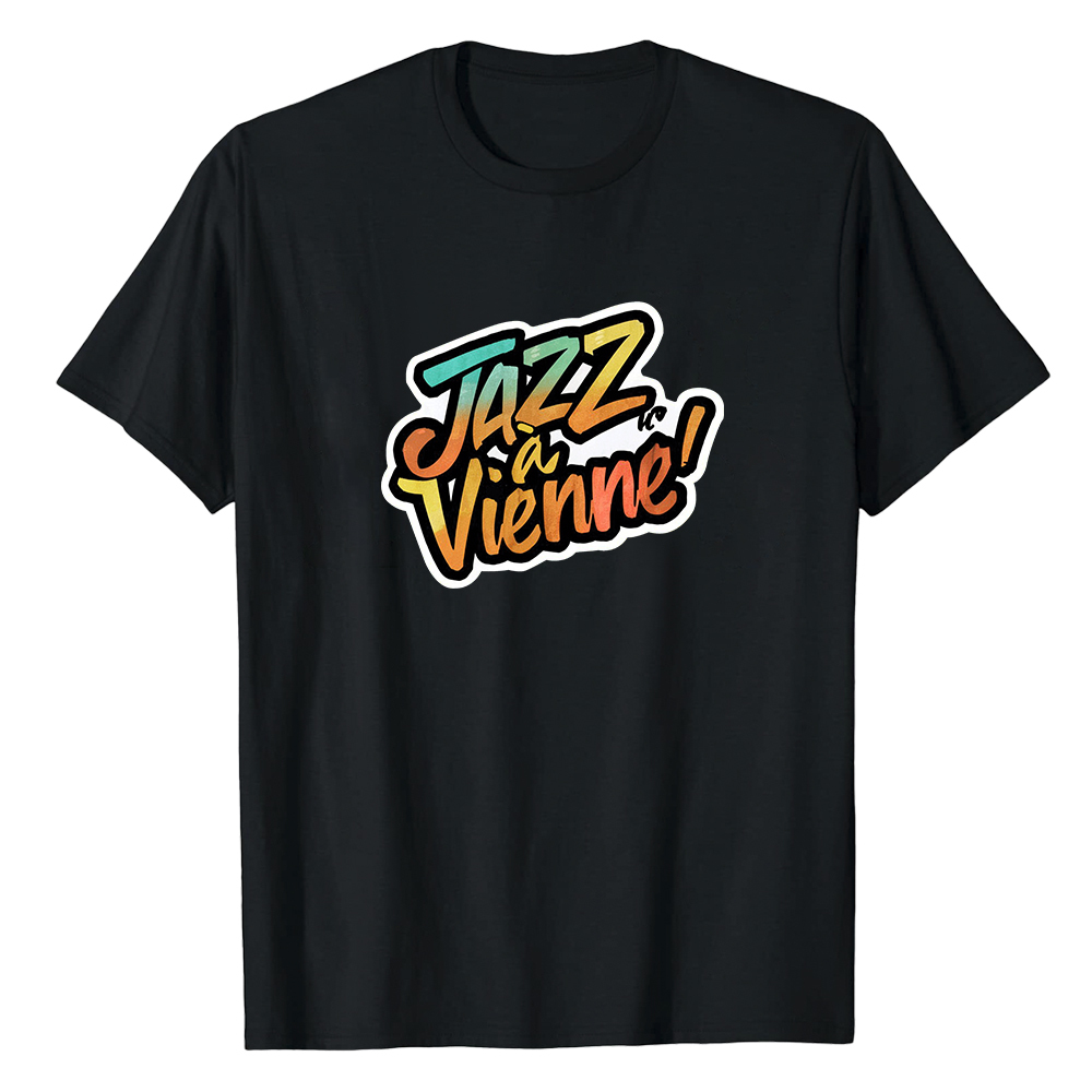 T-shirt Blanc et Noir 'Jazz à Vienne' Costume Ver.9