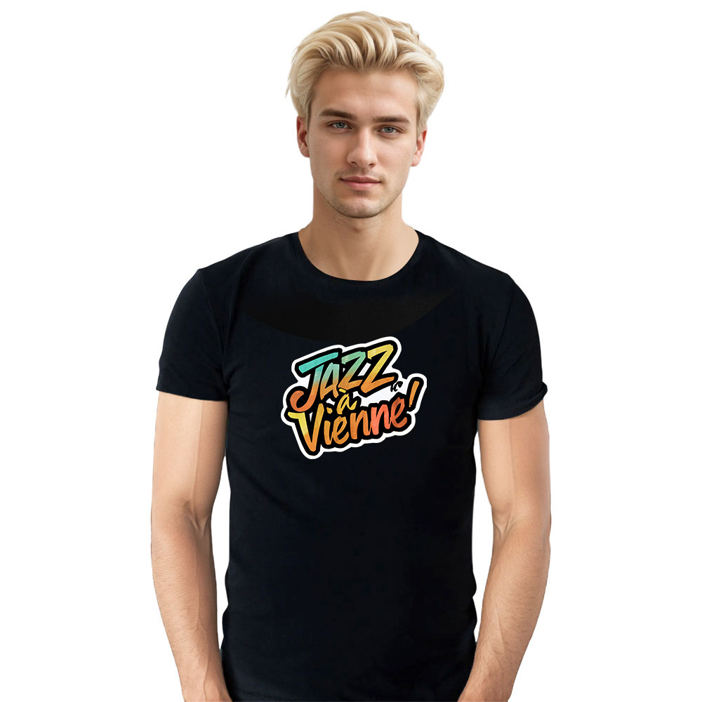 T-shirt Blanc et Noir 'Jazz à Vienne' Costume Ver.9