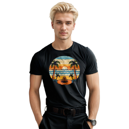 T-shirt Adulte Rivage Sablonneux Costume Ver.2