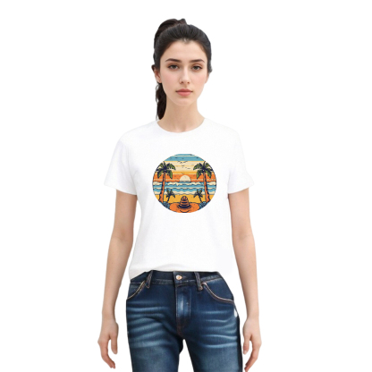 T-shirt Adulte Rivage Sablonneux Costume Ver.2