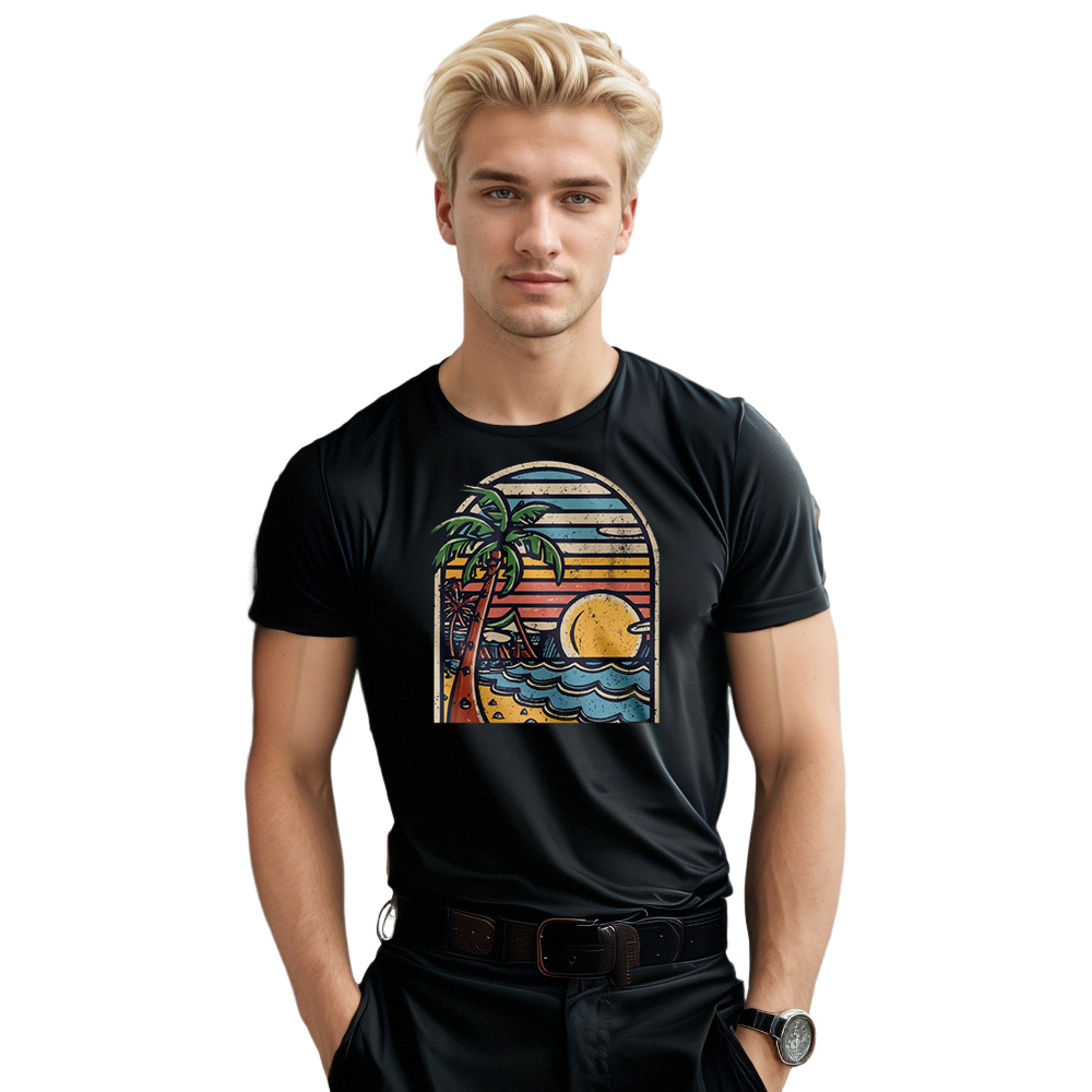 T-shirt Adulte Rivage Sablonneux Costume Ver.3