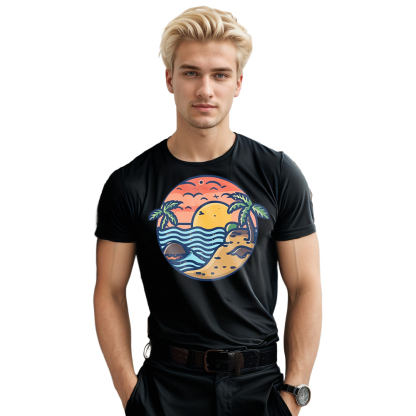 T-shirt Adulte Rivage Sablonneux Costume Ver.4