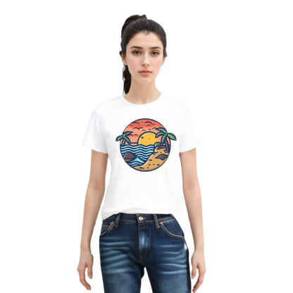 T-shirt Adulte Rivage Sablonneux Costume Ver.4