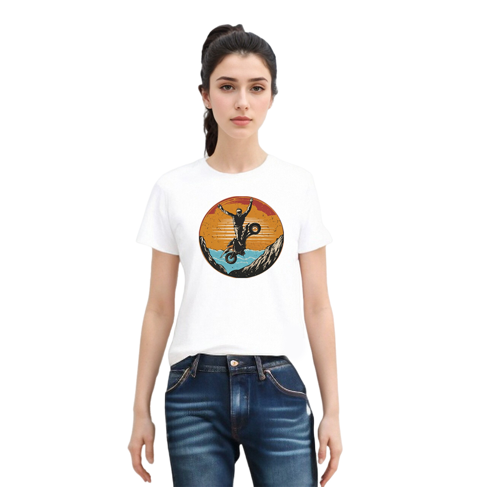 T-shirt Adulte Sport Extrêmes Moto Tout-terrain Costume