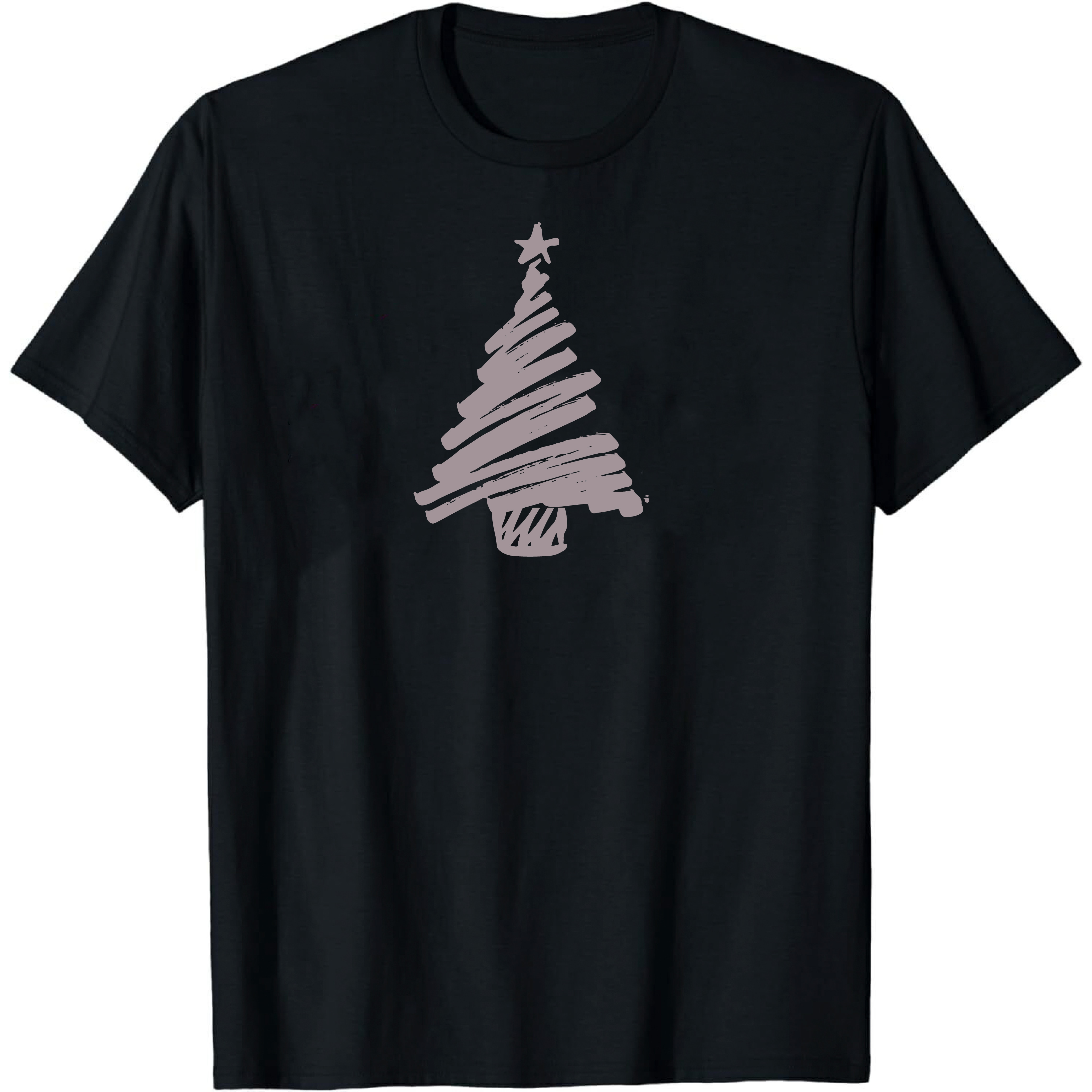 T-shirt Mignon Sapin de Noël Simple Pour Noël VER.6