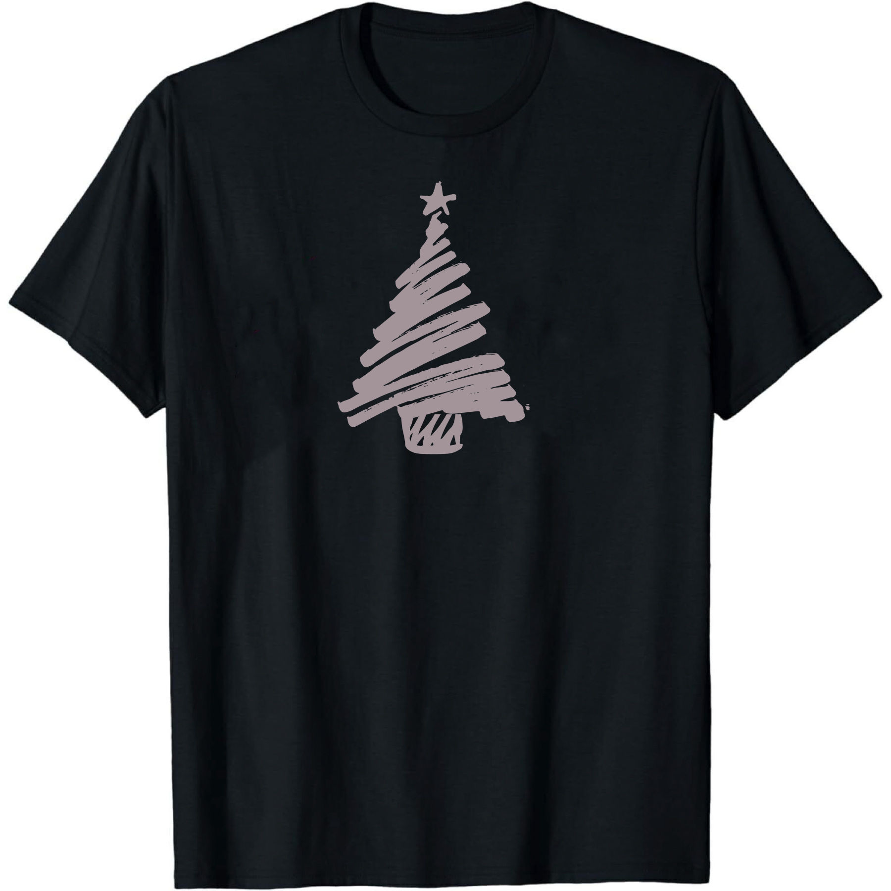 T-shirt Mignon Sapin de Noël Simple Pour Noël VER.6