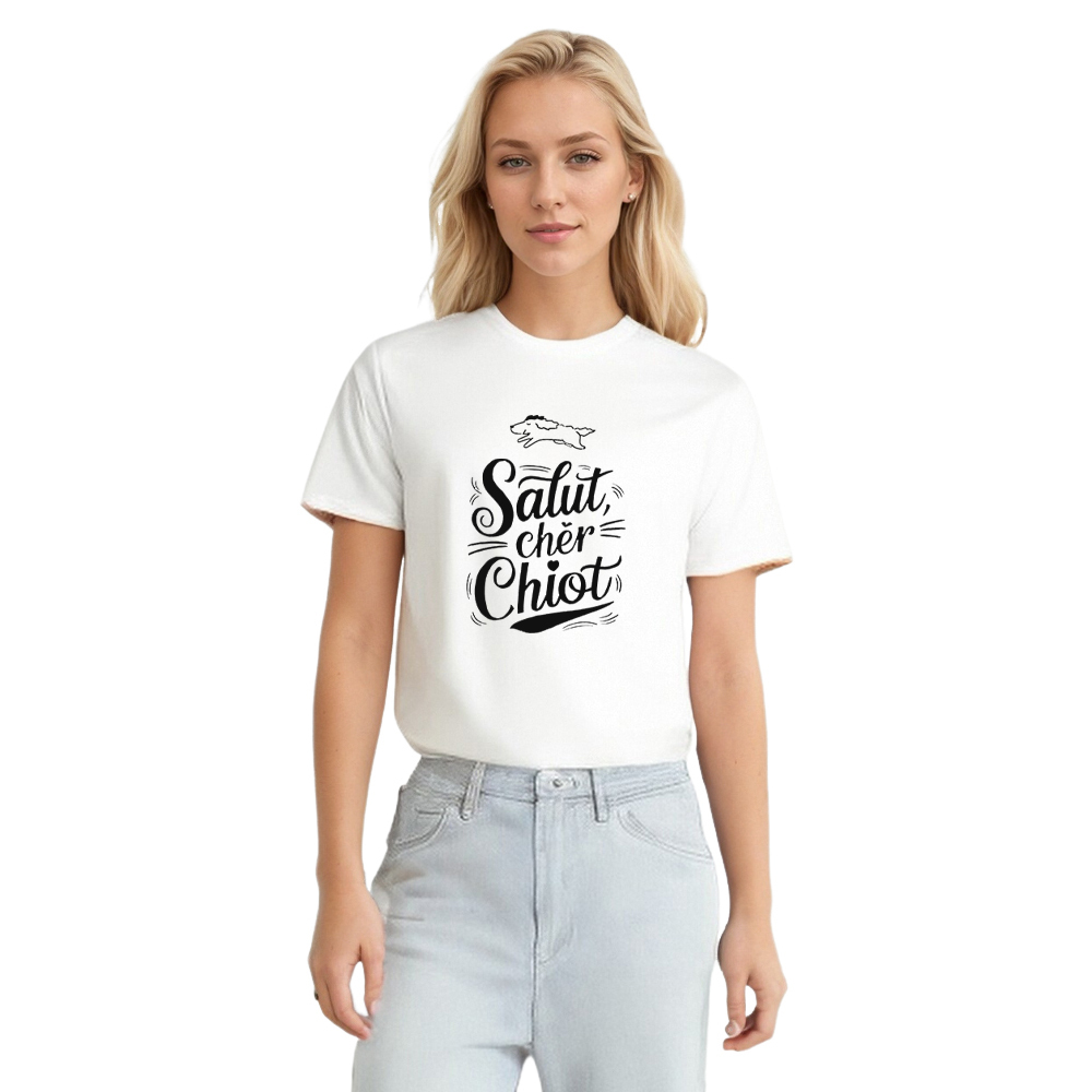 T-shirt 'Salut, cher chiot' Costume Ver.e