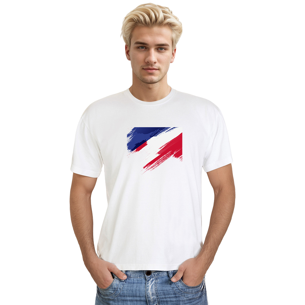 France Couleurs Bleu, Blanc et Rouge T-shirt Ver.10