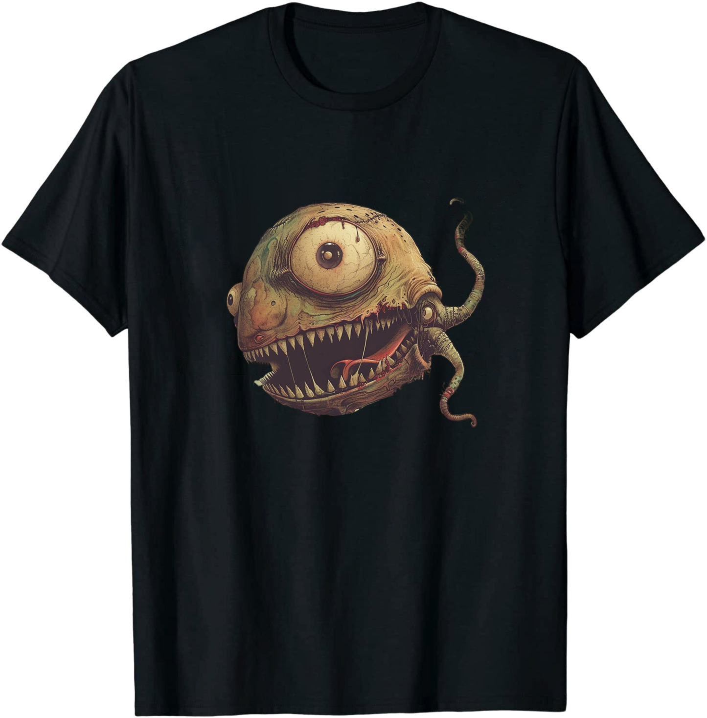 T-shirt Adulte Horror Mutant Sea Creature Costume