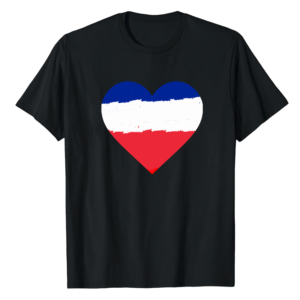 France Couleurs Bleu, Blanc et Rouge T-shirt Ver.5
