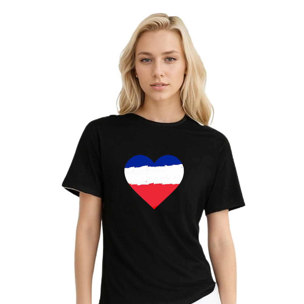 France Couleurs Bleu, Blanc et Rouge T-shirt Ver.5