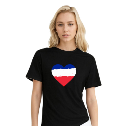 France Couleurs Bleu, Blanc et Rouge T-shirt Ver.5