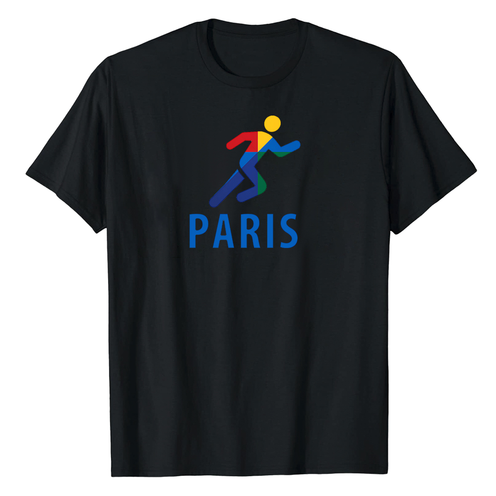 T-shirt Blanc et Noir 'Paris' Ver.G
