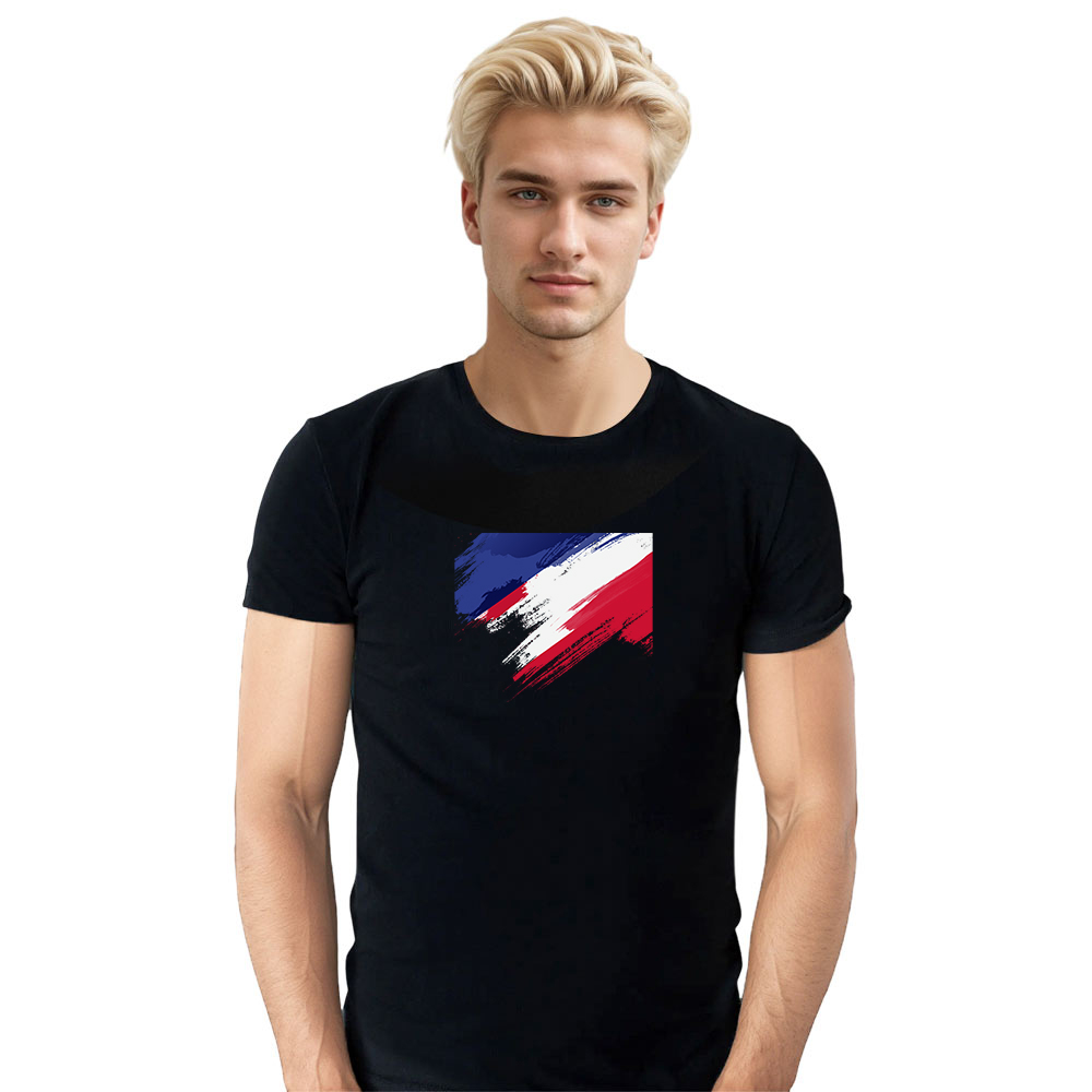 France Couleurs Bleu, Blanc et Rouge T-shirt Ver.2