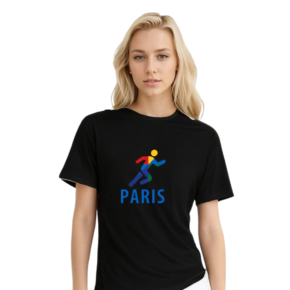 T-shirt Blanc et Noir 'Paris' Ver.G