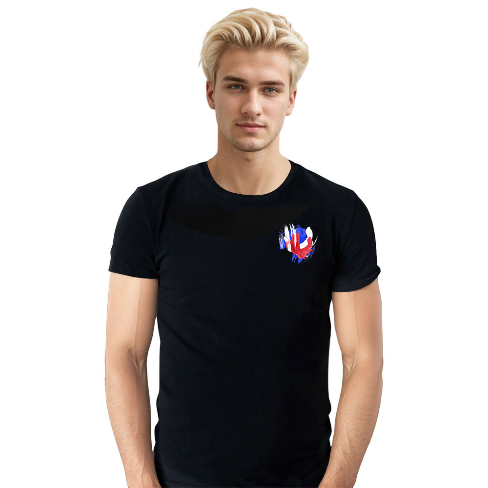 France Couleurs Bleu, Blanc et Rouge T-shirt Ver.7