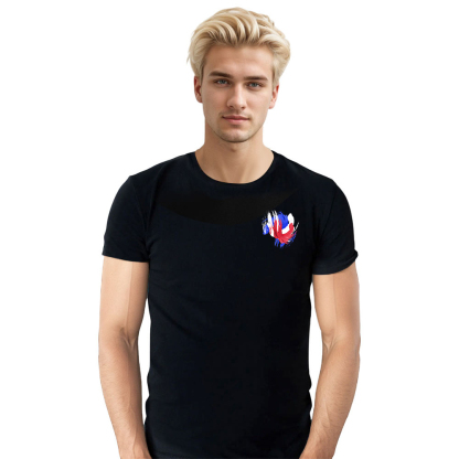 France Couleurs Bleu, Blanc et Rouge T-shirt Ver.7