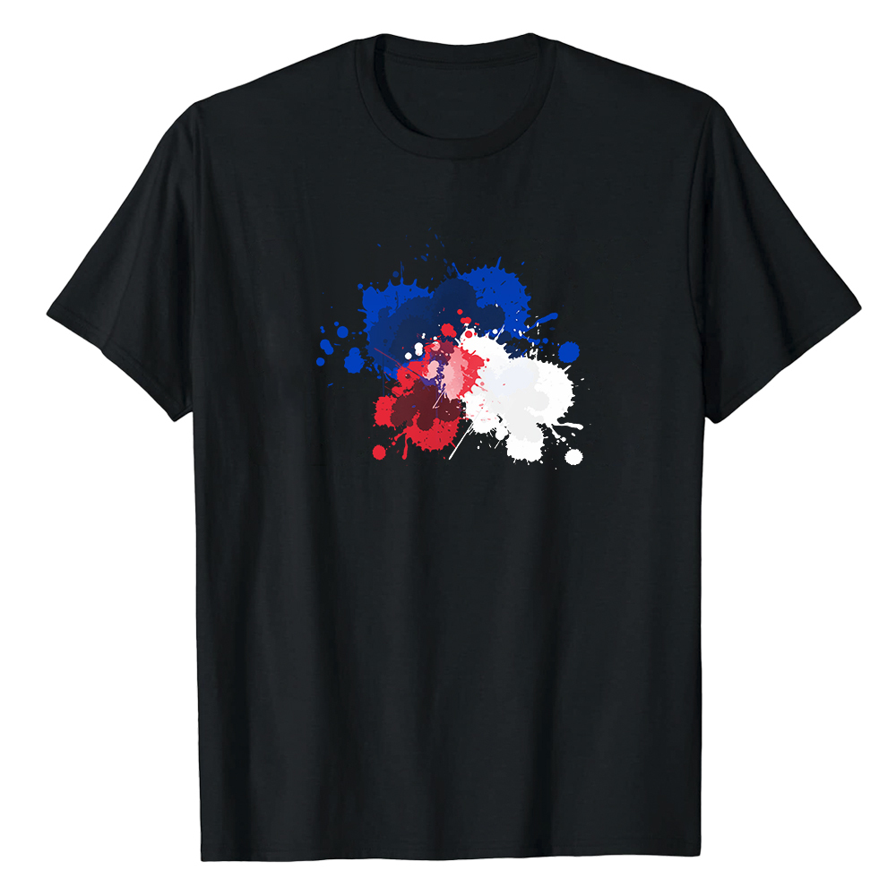France Couleurs Bleu, Blanc et Rouge T-shirt Ver.8