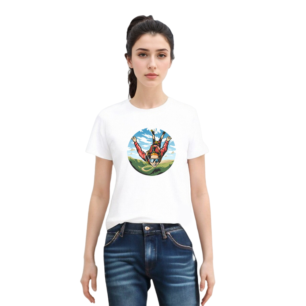 T-shirt Adulte Sport Extrêmes Saut en Parachute Costume