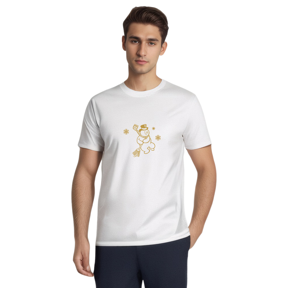 T-shirt Bonhomme de Neige de Noël Pour Noël 
