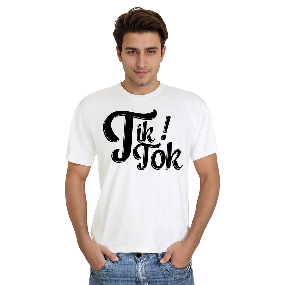 T-shirt Texte 'Tik' Ver.9