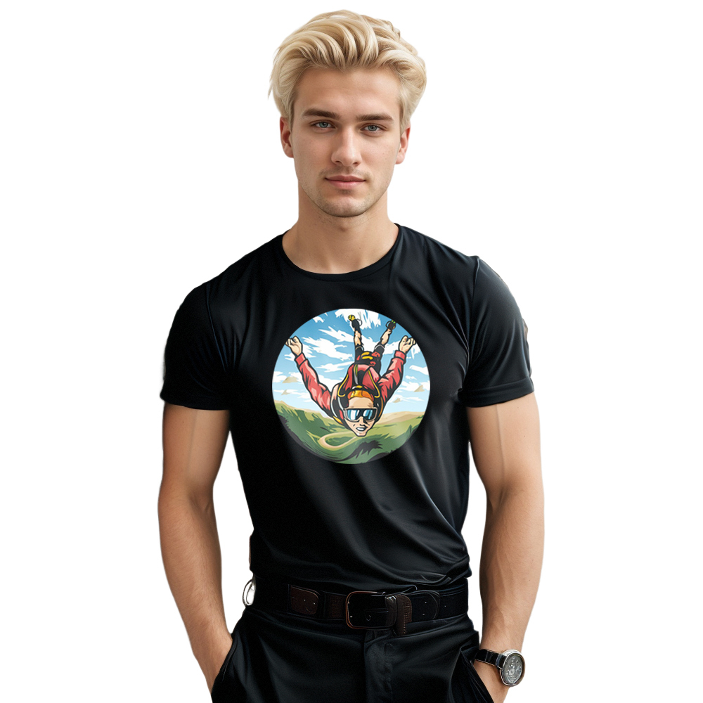 T-shirt Adulte Sport Extrêmes Saut en Parachute Costume