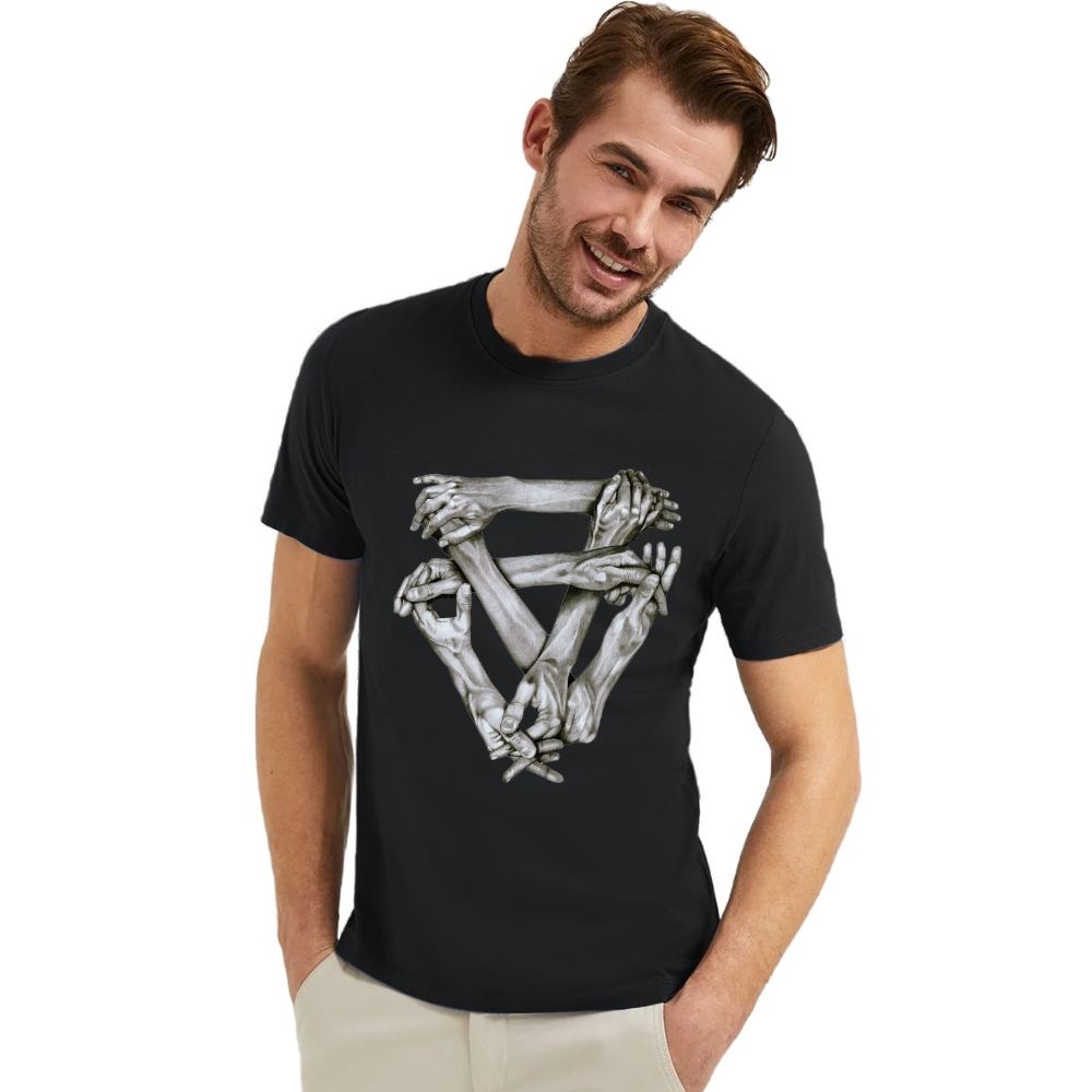 T-shirt Bras Enchevêtrés Dessins d'Origine