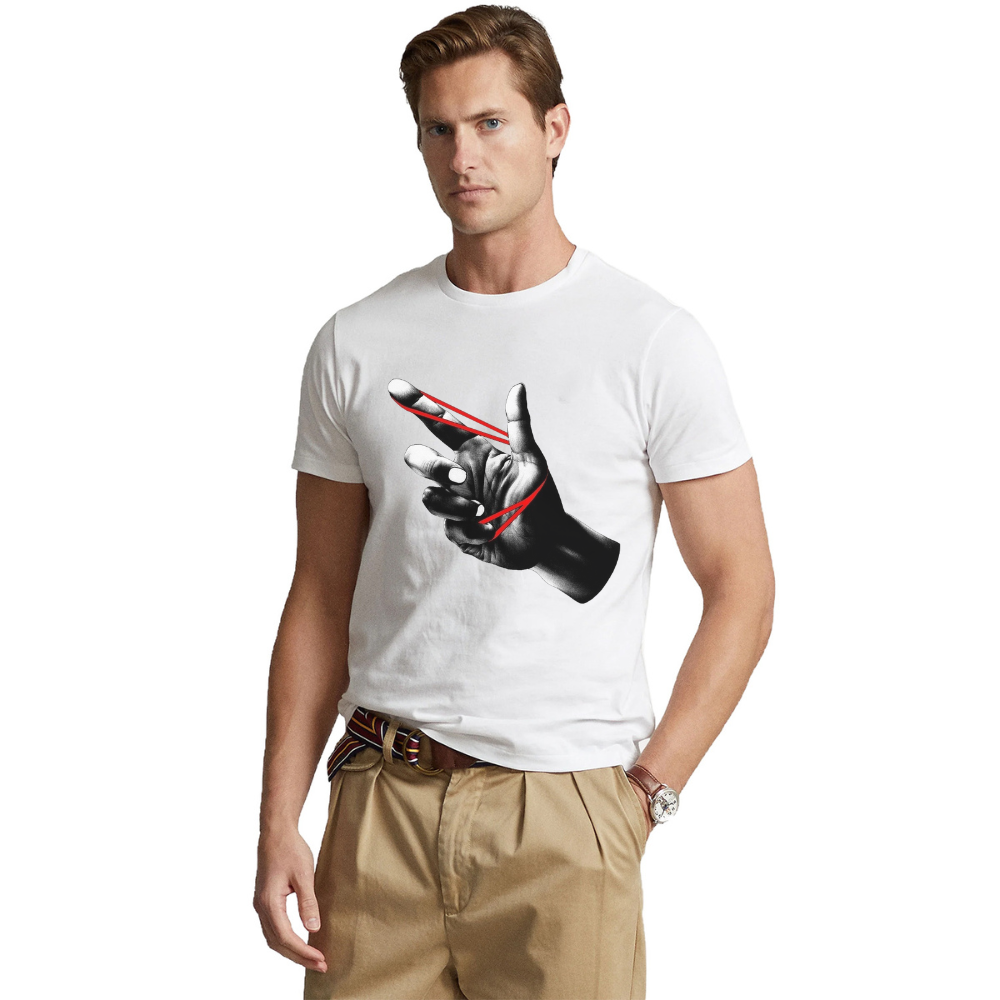 T-shirt Blanc Dessins d'Origine Ver.3
